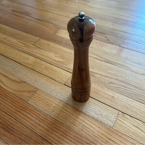 Elegant Wooden Pepper Mill